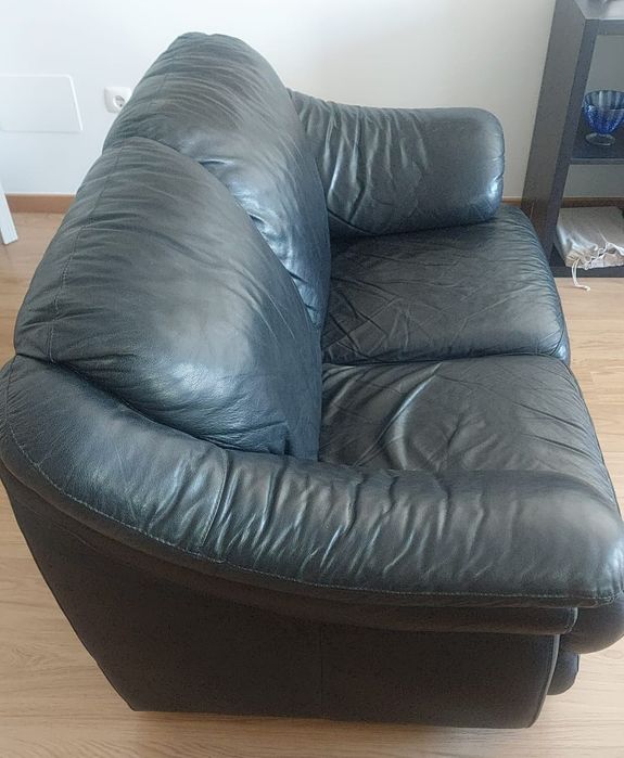 Venda conjunto sofa em pele