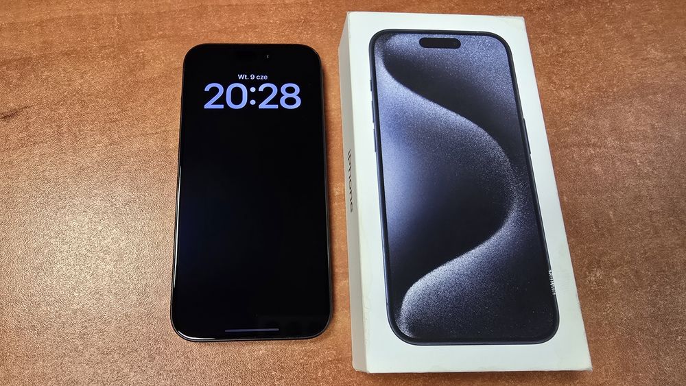 iPhone 15 Pro 128GB niebieski, stan bdb