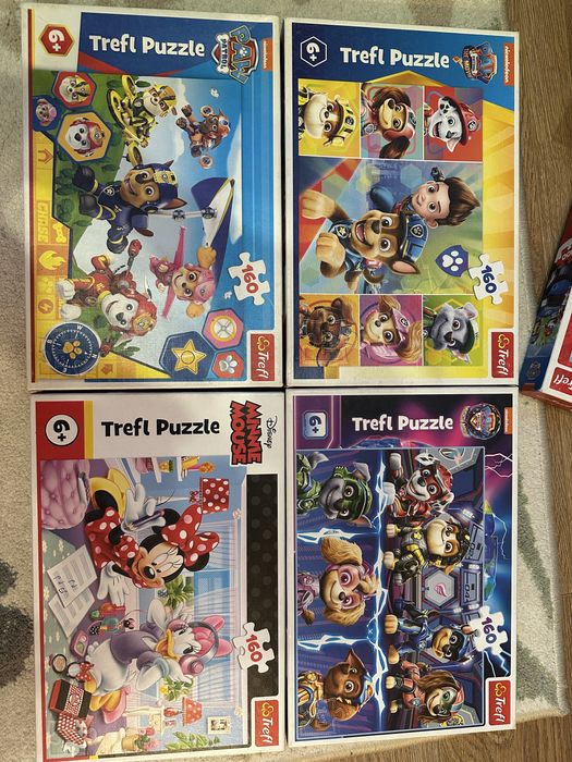 Пазли 160 д. Trefl paw patrol , minni mouse