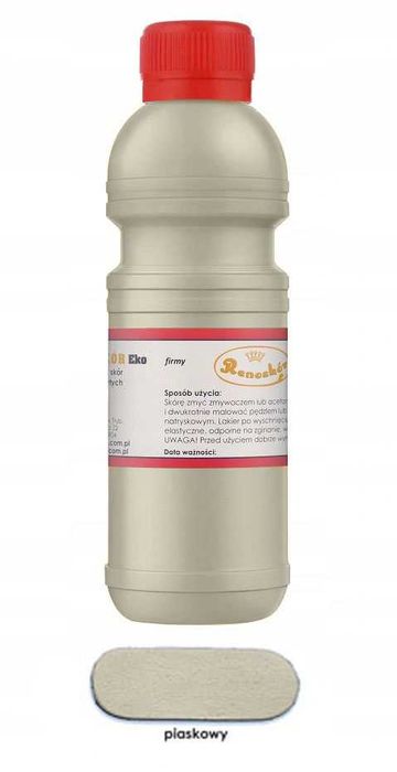 RENOSKÓR Farba Lakier Do Skóry Piaskowy 200 ml