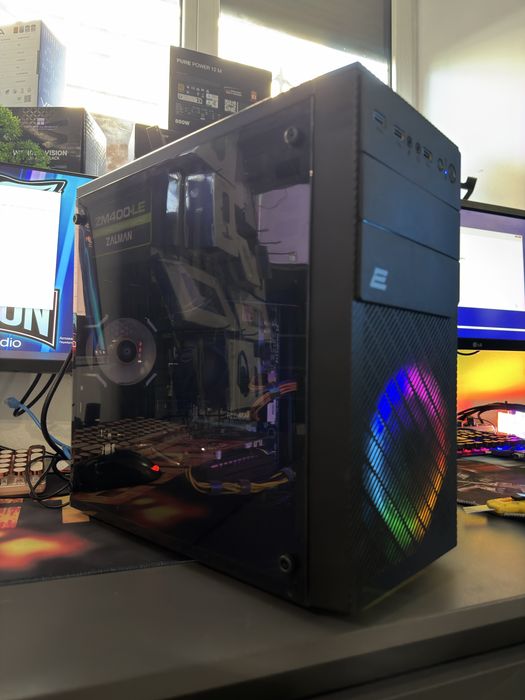 Игровой компьюетр Intel I5 + RX 560 / SSD 120 GB + HDD 500