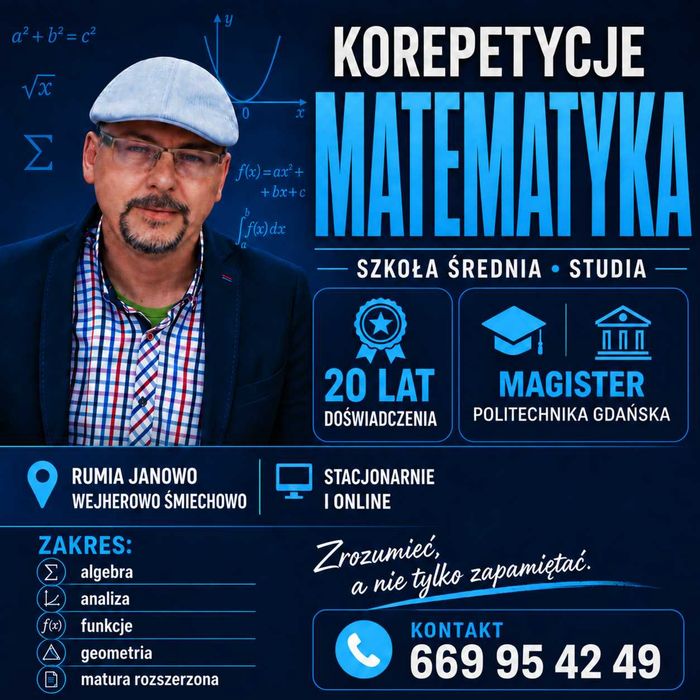 matematyka wyższa* i rozszerzona matura korepetycje