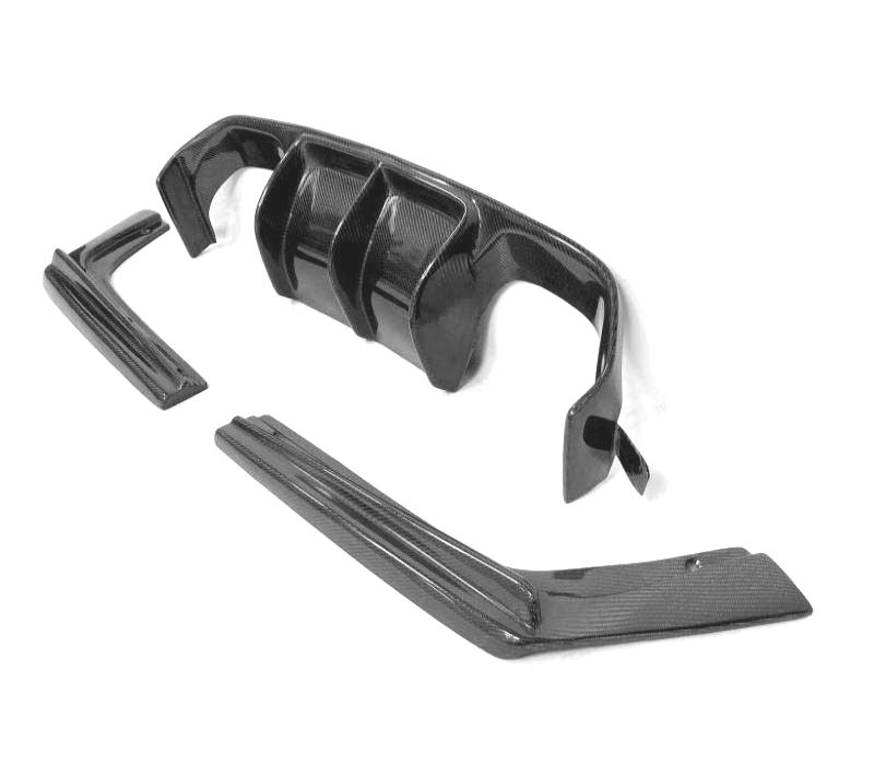 DIFUSOR BMW F80 F82 F83 LOOK M4 CARBONO DUPLA