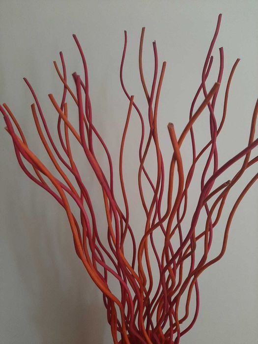 Jarro em cerâmica com galhos secos