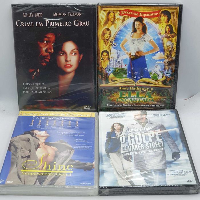 Lote 6/4 - Pack de 18 Filmes Novos e Selados em DVD - Ref.VI