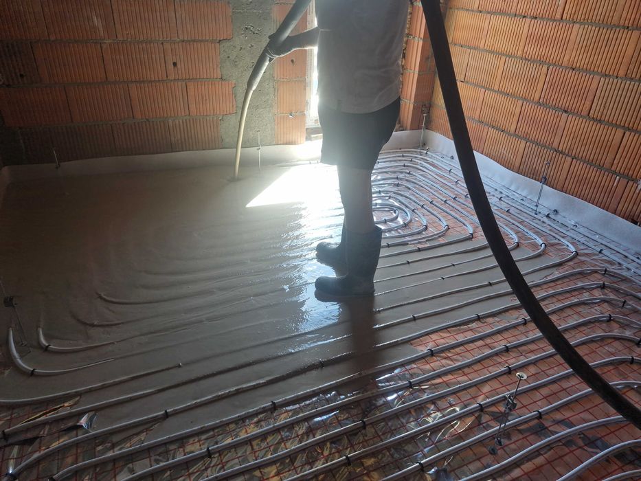 Wylewki anhydrytowe,płynny styropian,styrobeton.