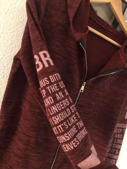 Кофта кардиган туника с капюшоном Италия