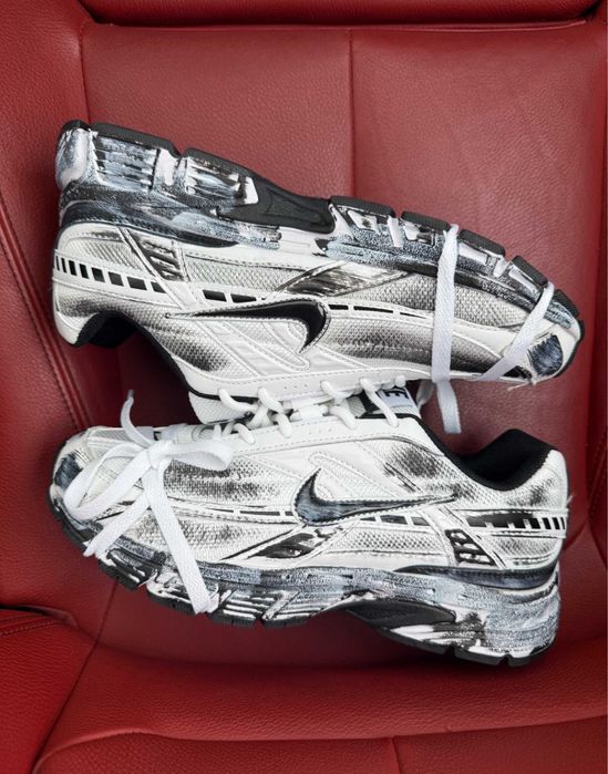 ‼️БЕЗ ПЕРЕДОПЛАТИ‼️ Кросівки Nike Initiator Custom White Black Dirty