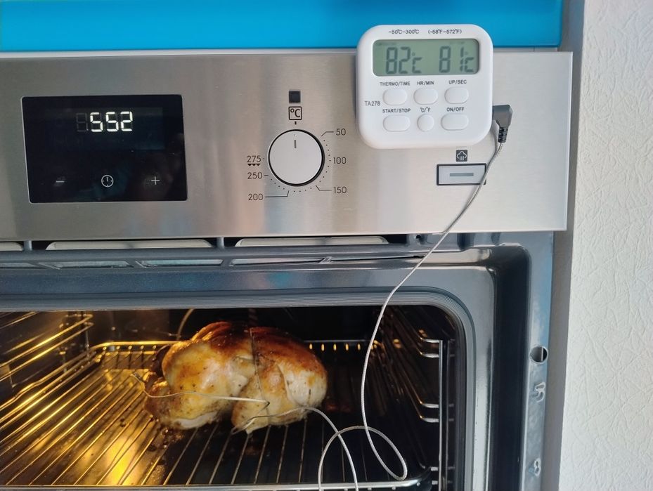 Термометр для продуктів з металевим щупом. Термометр кухоний продуктов