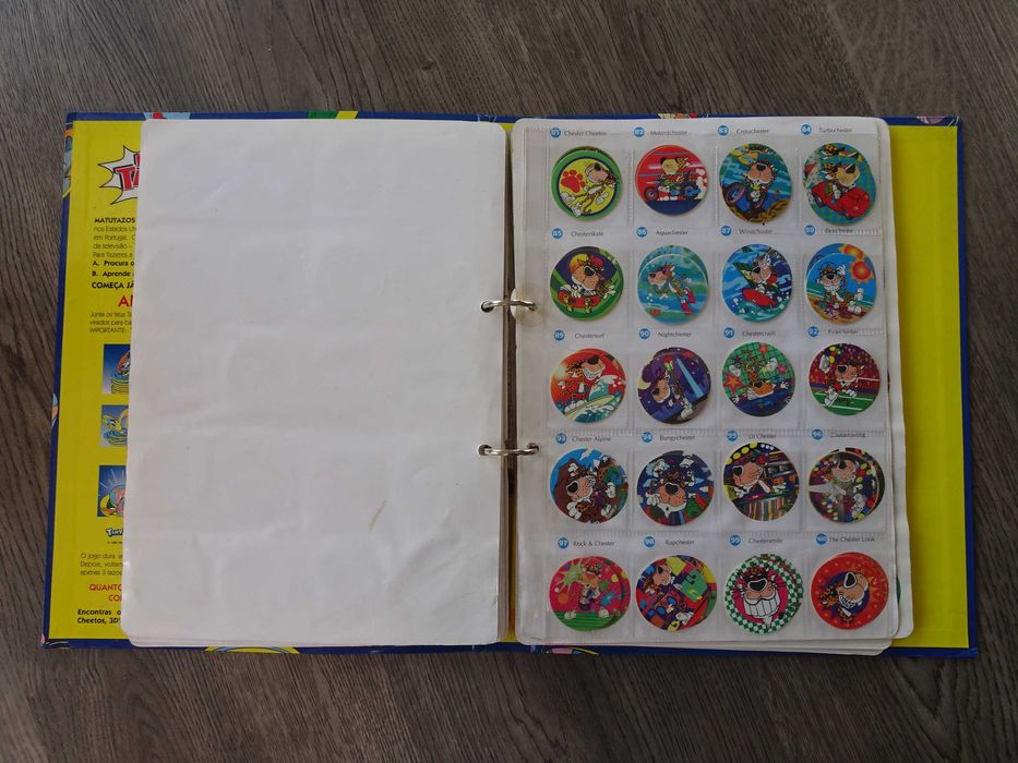 Antigo Dossier Matutano Matutazos com 139 Tazos