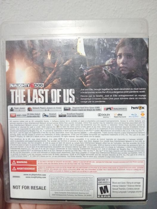 Jogo PS3 - The Last of Us