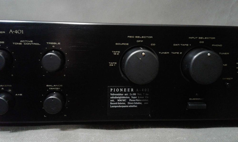 PIONEER A-401, wysoki model