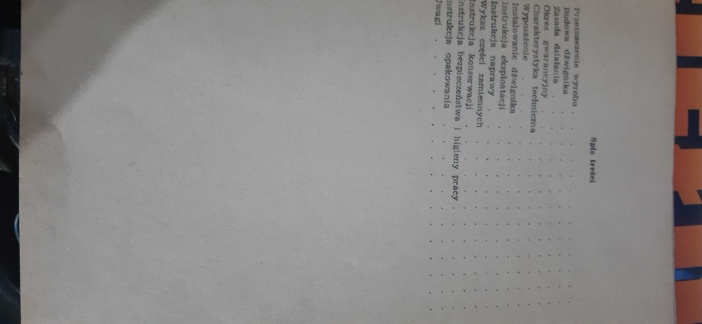 stara dtr dźwignik kanałowy dla kolekcjonerów