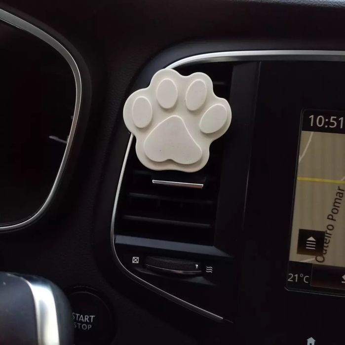 Ambientador para carro em gesso perfumado