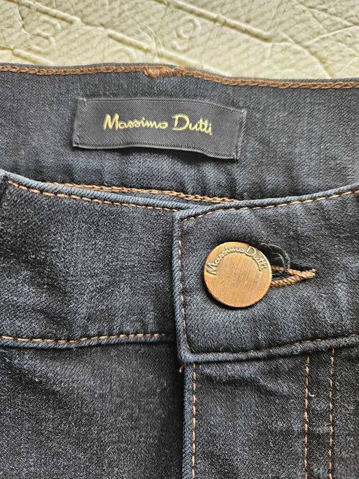 Czarne damskie spodnie Massimo Dutti r.38