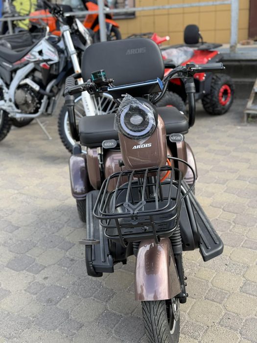 Електро велосипед триколісний 10" SUPREMO 1200W  літій