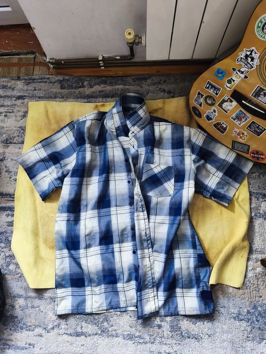 Стильна Ретро сорочка в клітинку