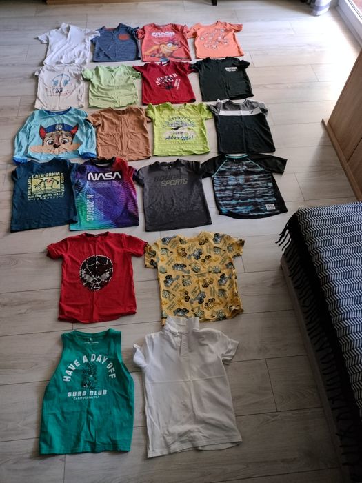 T-shirty chlopiece 128/134