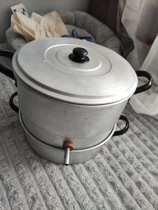 Sokownik aluminiowy z kranikiem – 3-częściowy