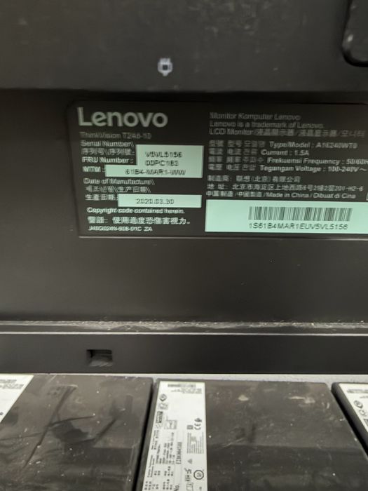 Монітор Lenovo T24D-10 є кількість