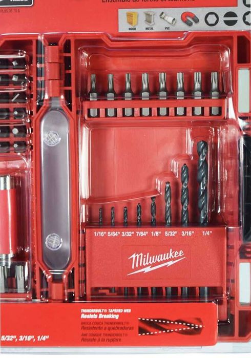 АКЦІЯ Набір біт і свердел Milwaukee 48-89-1561 95шт