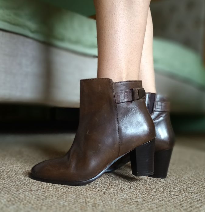 Чобітки шкіряні демисезон