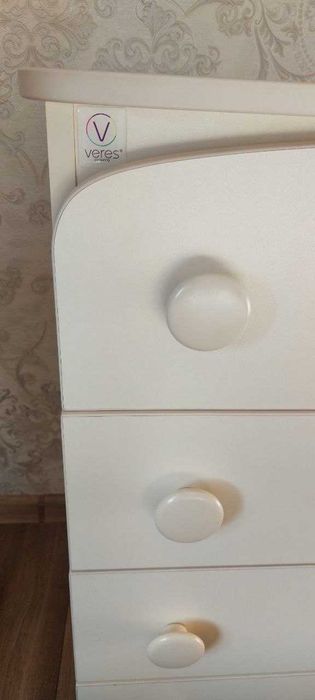 Дитячий комод з накладним пеленатором