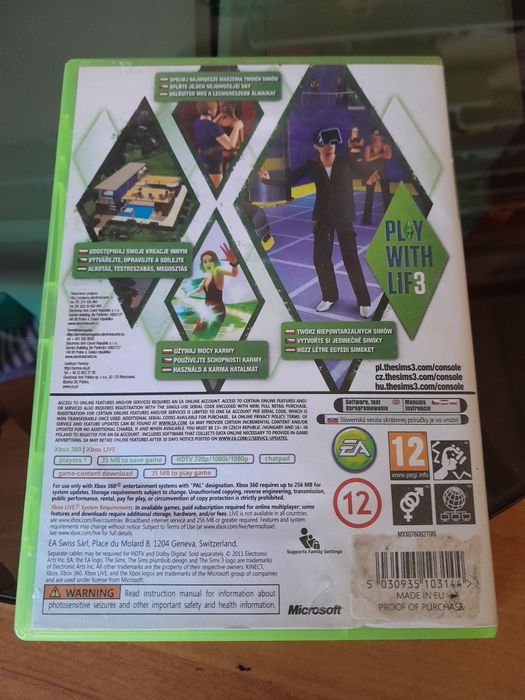 The Sims 3.X box 360