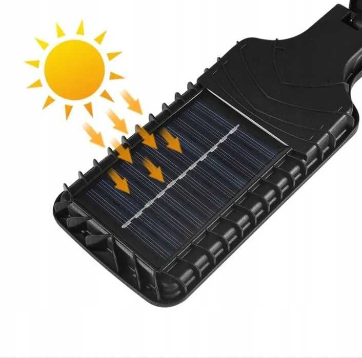 Lampa Solarna Zewnętrzna Czujnik Ruchu Zmierzchu