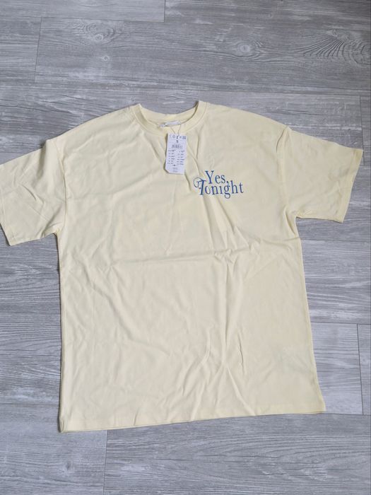 T-shirt koszulka bluzka cropp S nowa męska żółta
