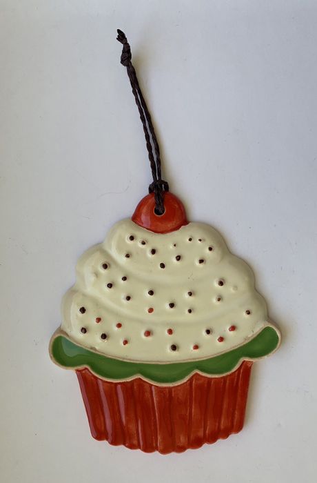 Подвеска Кекс на подарок, для декора, игрушка на ёлку