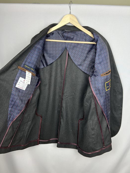 Linea Sartoriale Wool Cashmere Blazer піджак вовна кашемір сірий