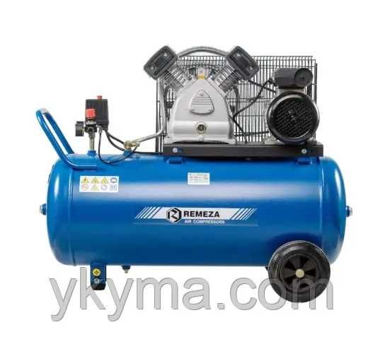 Компресор повітряний ремінний Remeza 100 л / 10 бар / 3 кВт / 490 л/хв