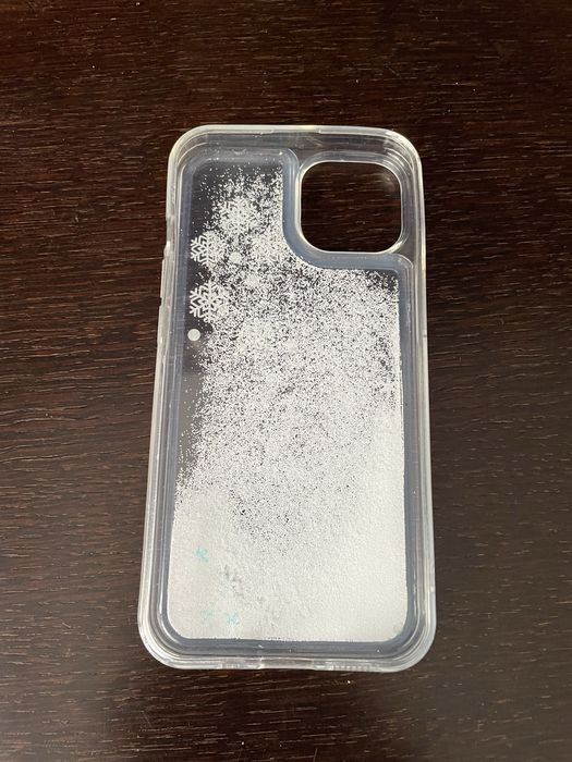 Etui case iphone 14 śnieg śnieżynki zimowe