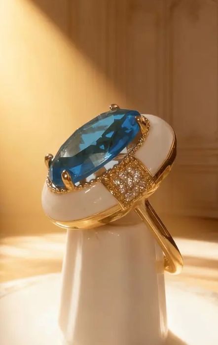 Złoty pierścionek nr 10