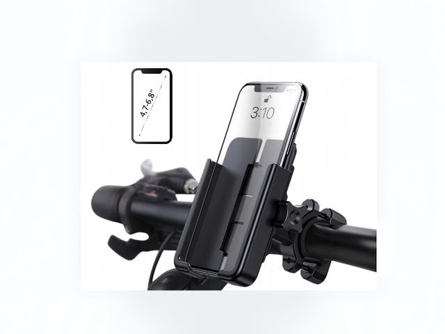 Metalowy uchwyt na telefon rower hulajnoga motocykl 360° mocny pancerny uniwersalny