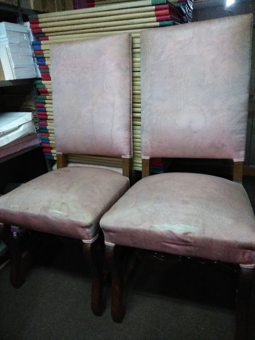 6 Cadeiras em madeira maciça