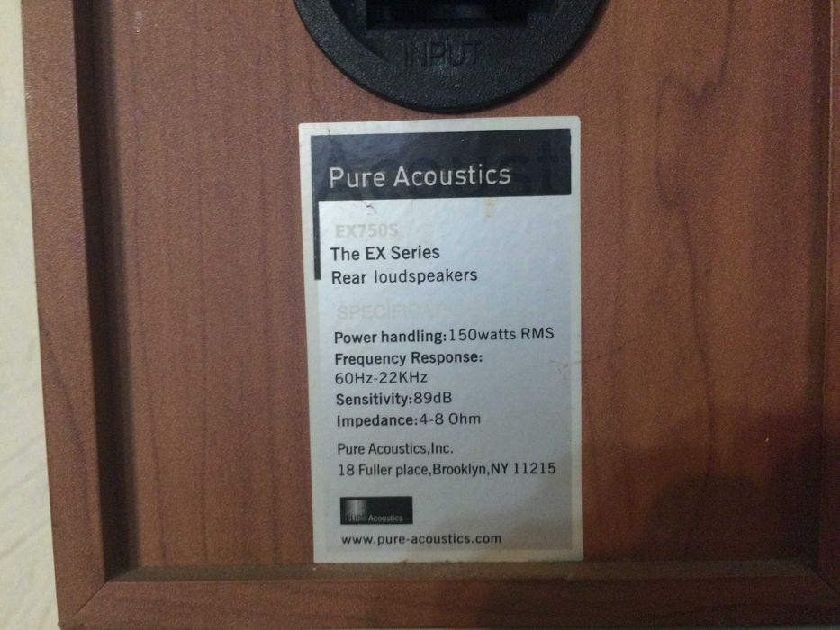 3 колонки Pure acoustics EX 750