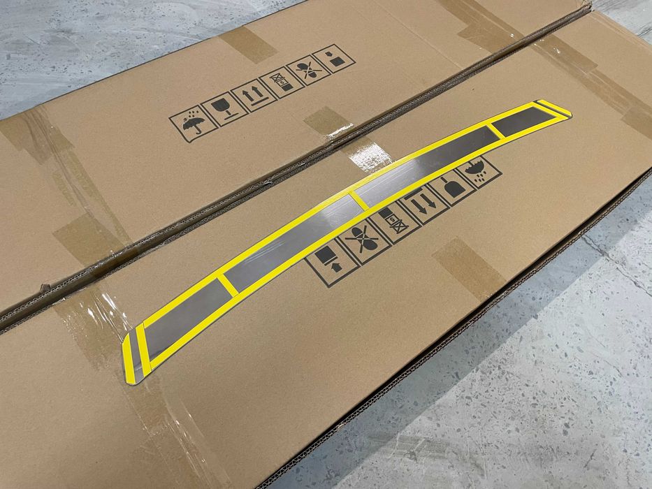 Хромированная накладка на задний бампер Skoda Rapid Седан / Лифтбэк ...