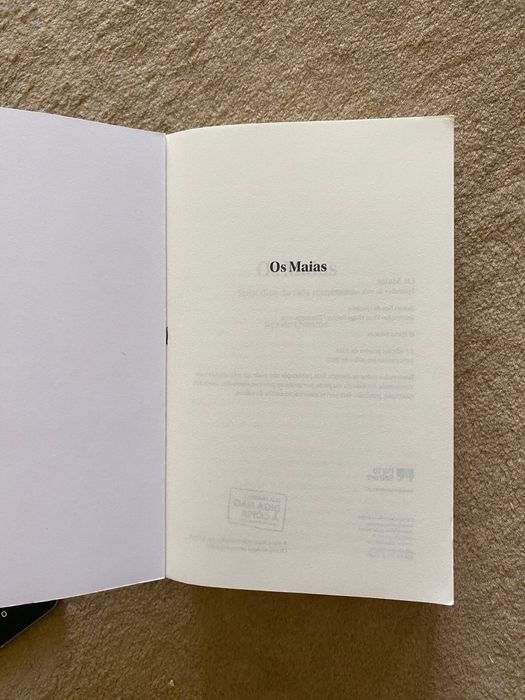 Livro Os Maias Eça de Queirós