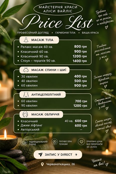 Массаж Дарница, косметолог