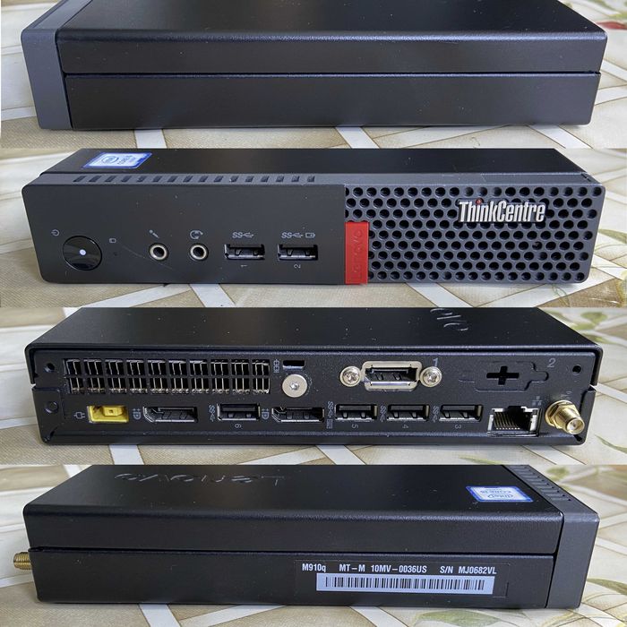 Lenovo ThinkCentre M910q Tiny — i5-7500T 8GB 128GB NVMe WiFi+BT Win11 Офіц UA — Гарантія ФОП