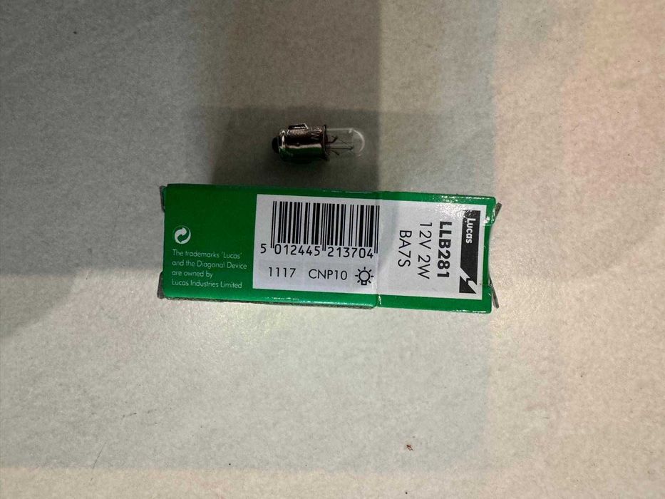 Lâmpada LUCAS Bulb 12v 2w Ba7s 281-Equipamentos elétricos