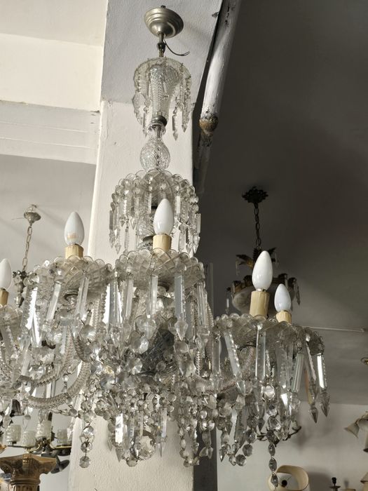 Candeeiro de teto em cristal