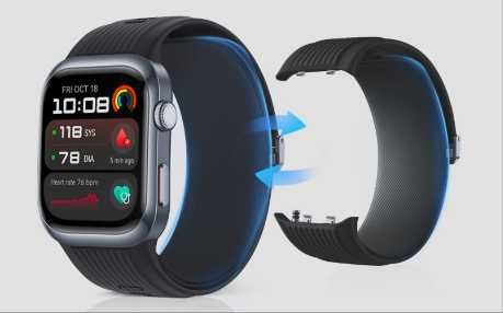 HUAWEI WATCH D2 W STANIE BARDZO BLISKIM IDEALNEMU, komplet z dodatkowym specjalnym mankietem pomiarowym w rozmiarze M.