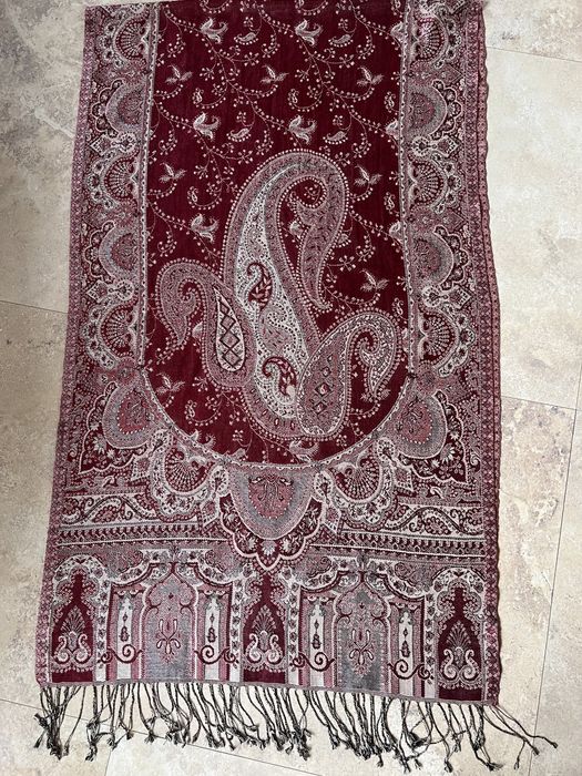 Szal kaszmirowo-jedwabny