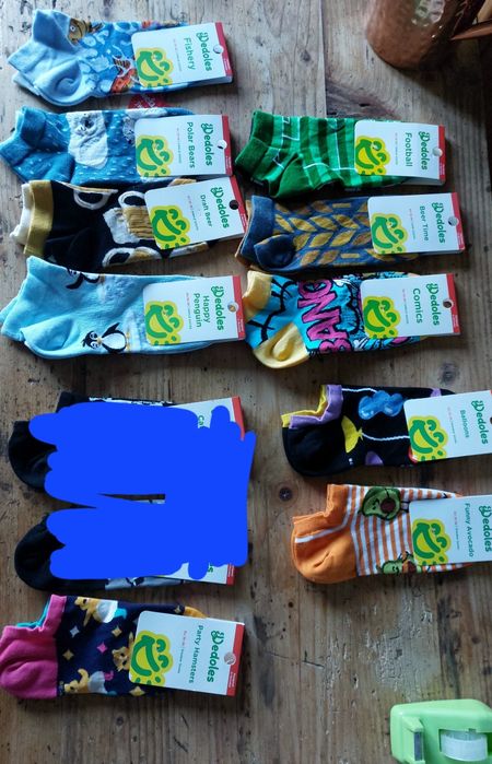 35-38 krótkie skarpety dedoles para nie do pary