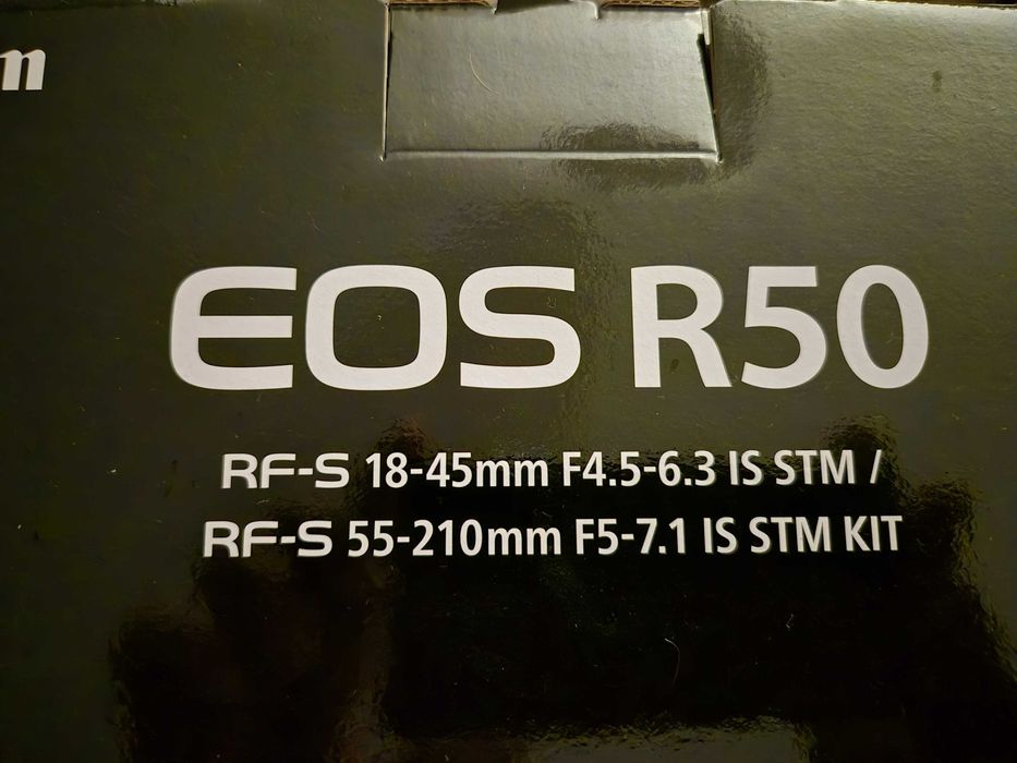 Canon Hib R50 Blk+rf-s18-45+rf55-2 como nova (oferta mala)