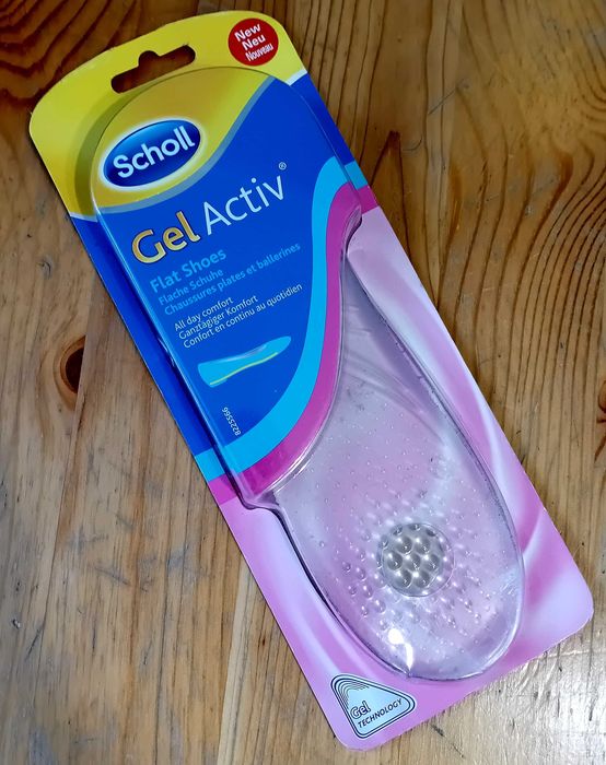 Scholl - Wkładki Żelowe Flat Shoes (Płaskie Obuwie) - 1 Para Nowe 35-40,5