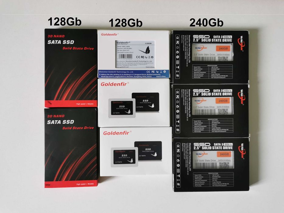 SSD накопичувач Goldenfir 128 Gb 2.5 Sata Nvme 256 512 Gb